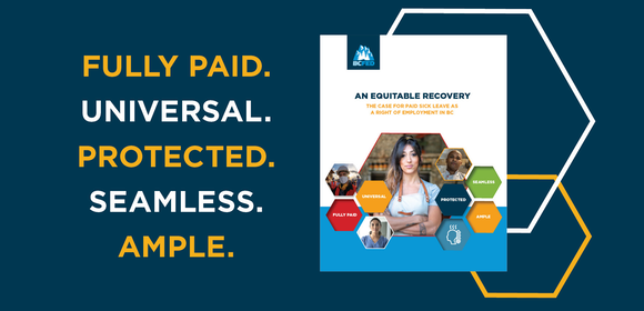 An Equitable Recovery – The Case for Paid Sick Leave as a Right of Employment in BC